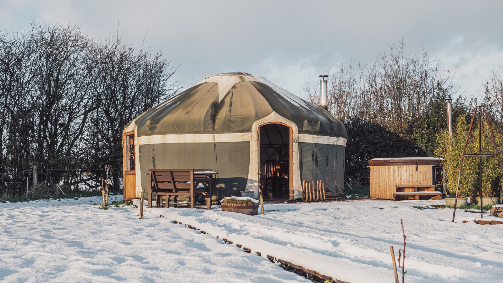 Yurt holidays at Peake's Retreats